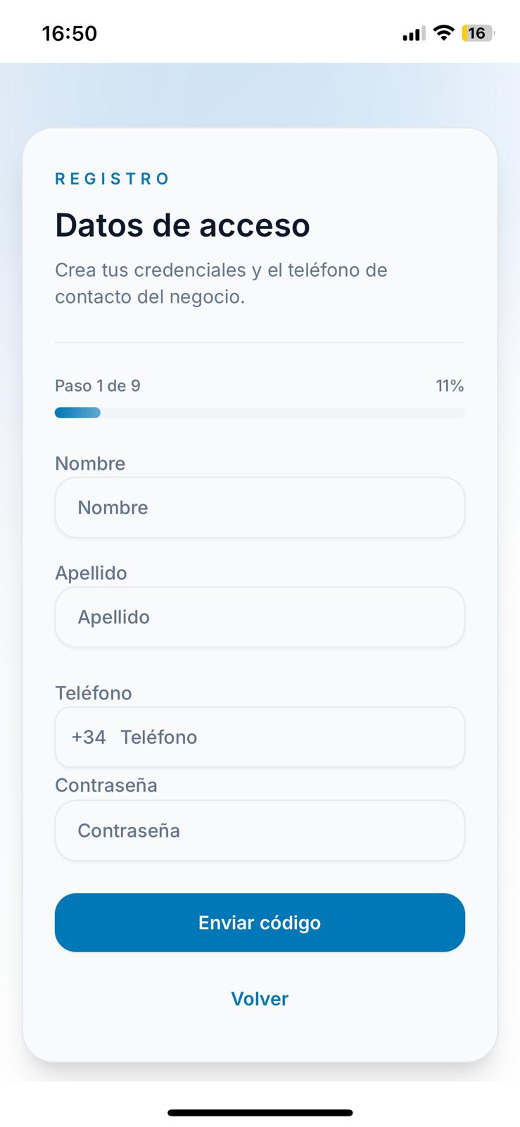 Captura móvil paso 1